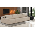 Sofá Ilha 4 Lugares Living 392cm Modulado Para Sala Lary Linh