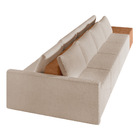 Sofá Ilha 4 Lugares Living 432cm Modulado Para Sala Lary Bouc