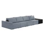 Sofá Ilha 4 Lugares Living 432cm Modulado Para Sala Lary Linh