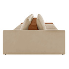 Sofá Ilha 4 Lugares Living 432cm Modulado Para Sala Lary Velu