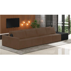 Sofá Ilha 4 Lugares Living 432cm Modulado Sala Lary Veludo Ma