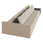 Sofá Ilha 4 Lugares Living 472cm Modulado Para Sala Lary Linh