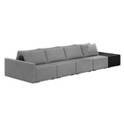 Sofá Ilha 4 Lugares Living 472cm Modulado Para Sala Lary Linh