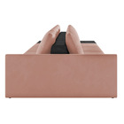 Sofá Ilha 4 Lugares Living 472cm Modulado Sala Lary Veludo/pu