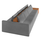 Sofá Ilha 4 Lugares Living 512cm Modulado Para Sala Lary Bouc