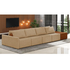 Sofá Ilha 4 Lugares Living 512cm Modulado Para Sala Lary Linh