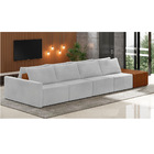 Sofá Ilha 4 Lugares Living 512cm Modulado Para Sala Lary Velu