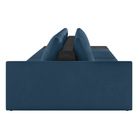 Sofá Ilha 4 Lugares Living 512cm Modulado Sala Lary Veludo/pu