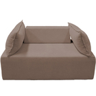 Sofa Ilha Caribe Modular Sala De Estar Bouclé Bege