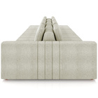 Sofá Ilha Com Puff Para Sala Living 505cm Amber M03 Bouclê Be