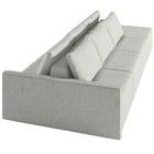 Sofá Ilha Modular Para Sala 312cm Com Puff Dublin K01 Linho C