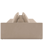 Sofá Ilha Modular Para Sala 312cm Com Puff Dublin K01 Veludo