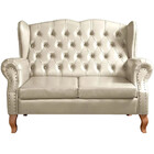 Sofá Imperador Namoradeira Chesterfield Capitonê Couríssimo B