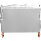 Sofá Imperador Namoradeira Chesterfield Retrô Colonial Branco