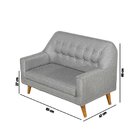 Sofá Infantil Montessori 2 Lugares Linho Comfort Casatema Mad