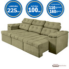 Sofá Ítalo 225cm Retrátil Reclinável Castor – Ws