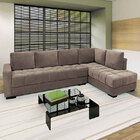 Sofá Jasmin Canto - Linoforte - Marrom