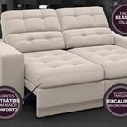 Sofá Jobim 1,70m Assento Retrátil E Reclinável Velosuede Arei