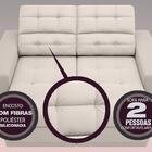 Sofá Jobim 1,70m Assento Retrátil E Reclinável Velosuede Arei