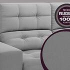 Sofá Jobim 1,70m Assento Retrátil E Reclinável Velosuede Graf