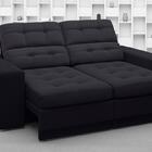 Sofá Jobim 1,70m Assento Retrátil E Reclinável Velosuede Roya