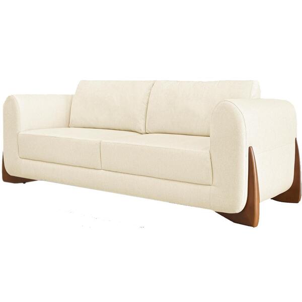 Sofa Jolie 2 Lugares 160cm Pes Boomerang Linho 211 Ezz