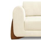 Sofa Jolie 2 Lugares 160cm Pes Boomerang Linho 211 Ezz