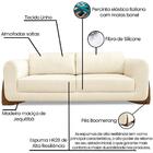 Sofa Jolie 2 Lugares 160cm Pes Boomerang Linho 211 Ezz