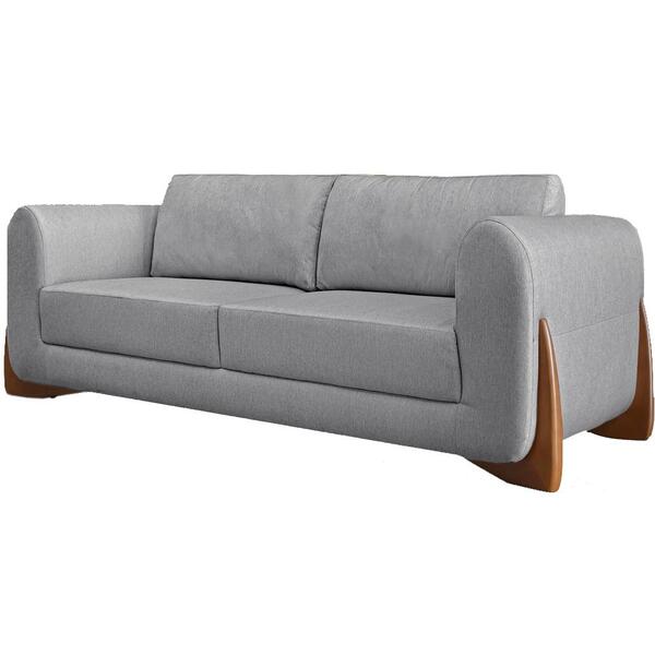 Sofa Jolie 2 Lugares 180cm Pes Boomerang Linho 212 Ezz
