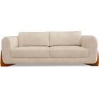 Sofa Jolie 2 Lugares 180cm Pes Boomerang Linho Boucle Ezz
