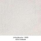 Sofa Jolie 3 Lugares 200cm Pes Boomerang Linho Boucle Ezz