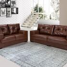 Sofá Julia Conjunto 2 E 3 Lugares Courissimo Pinhão