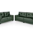 Sofá Julia Conjunto 2 E 3 Lugares Courissimo Verde