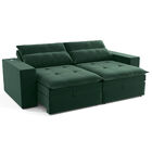 Sofá Kappesberg Duplo 3 Lugares Com Baú E 3 Entradas Usb Sued