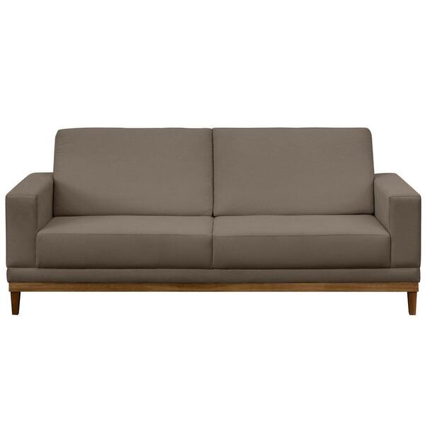 Sofá Kayrós 145cm 2 Lugares D05 Suede Marrom Mpozenato