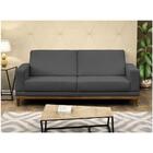 Sofá Kayrós 160cm 2 Lugares D05 Suede Cinza - Mpozenato