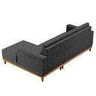 Sofá Kayrós 200cm 3 Lugares Com Chaise Esquerdo D05 Linho Chu