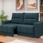 Sofá Kazan Premium 1,50m Assento Retrátil/reclinável Suede Pe