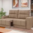 Sofá Kazan Premium 1,85m Assento Retrátil/reclinável Suede Ca