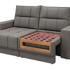 Sofá Kazan Premium 1,85m Assento Retrátil/reclinável Suede Ci