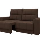 Sofá Kazan Premium 1,85m Assento Retrátil/reclinável Suede Ma