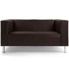 Sofá Kubo 02 Lugares 153 Cm Corano Café