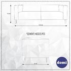 Sofá Kubo 03 Lugares 210 Cm Corano Preto