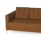 Sofá Larry 200cm C02 Corino Caramelo - Domi