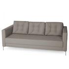 Sofá Larry 3 Lugares 250cm C19 Bege Escuro Domi