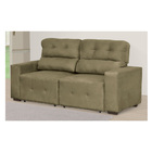 Sofá Lenny 3 Lugares 1,93m Reclinável E Retrátil Com Espuma D