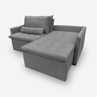 Sofá Líbano 2 Lugares 1,36 Metros Linho - 06 Grafite