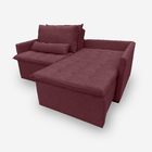 Sofá Líbano 2 Lugares 1,36 Metros Veludo - 22 Bordo