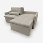 Sofá Líbano 2 Lugares 1,56 Metros Veludo - 02 Bege