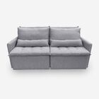 Sofá Líbano 3 Lugares 1,76 Metros Linho - 05 Cinza